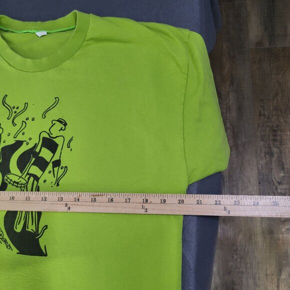 VTG 2003 y2K RIO CARNAVAL Brazil Nuts T Shirt Green Souvenir Travel Graphic T - Picture 8 of 11